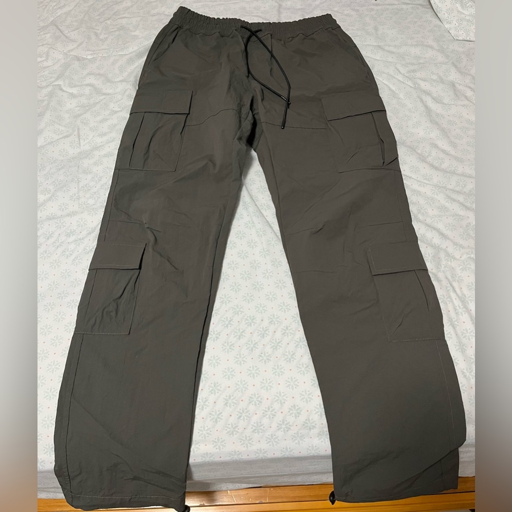 Richie Le Collection 4 pocket nylon cargo grey size medium